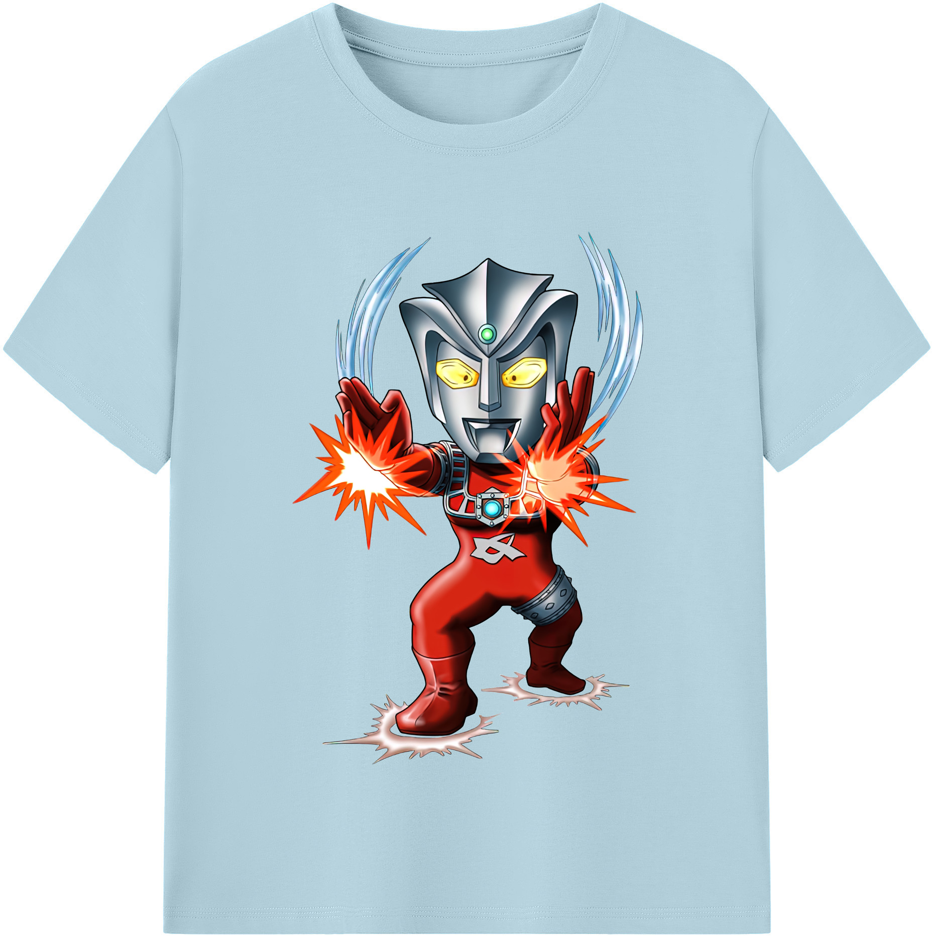 （画像用） ウルトラマン Ultraman 綿100％半袖Tシャツ（フロントプリント）